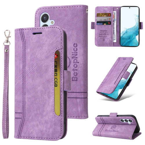 Samsung Galaxy A54 5G BETOPNICE Dual-side Buckle Leather Phone Case - Purple