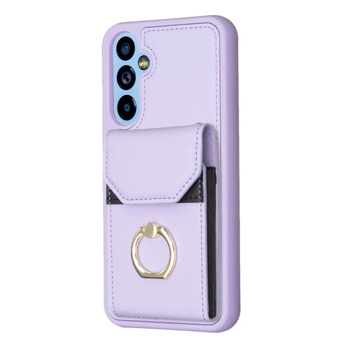 Samsung Cases - Galaxy A54 5G Cases Card Holder Ring Purple