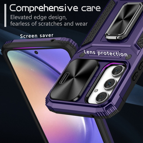 Samsung Cases - Galaxy A54 5G Cases Hybrid TPU Purple