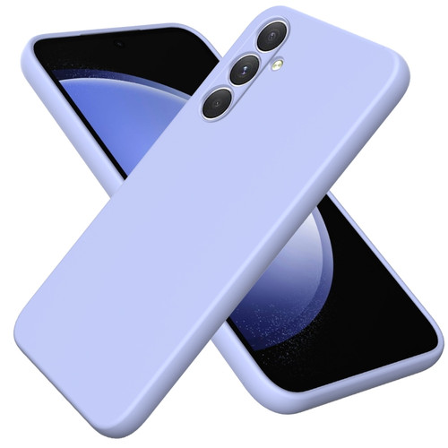 Samsung Galaxy A54 5G Color Liquid Silicone Phone Case - Purple