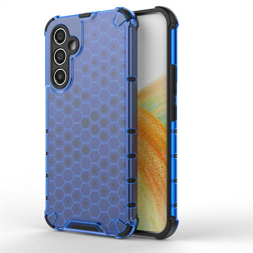 Samsung Galaxy A54 5G Honeycomb Shockproof Phone Case - Blue