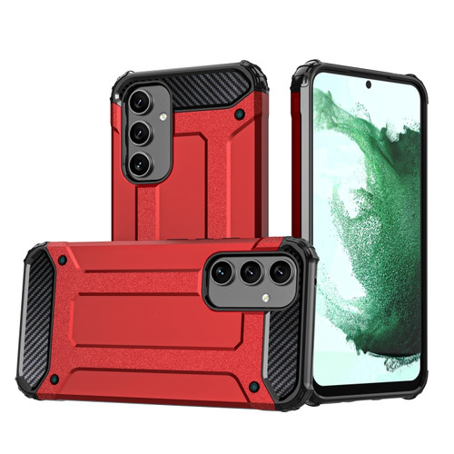 Samsung Galaxy A54 5G Magic Armor TPU Hard PC Phone Case - Red