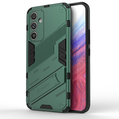 Samsung Galaxy A54 5G Punk Armor 2 in 1 PC + TPU Phone Case - Green