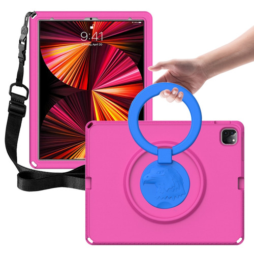 iPad Pro 12.9 inch 2022 / 2021 / 2020 / 2018 EVA + PC Shockproof Tablet Case without Waterproof Frame - Rose Red