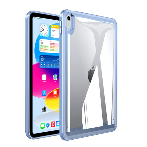 iPad Air 2022 / 2020 Transparent Acrylic Tablet Case - Blue