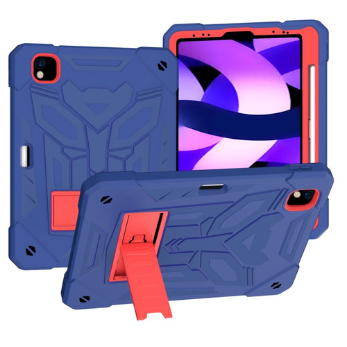 iPad Pro 11 2018 / 2020 / 2021 Bumblebee Silicone+PC Shockproof Tablet Case with Holder - Navy Blue