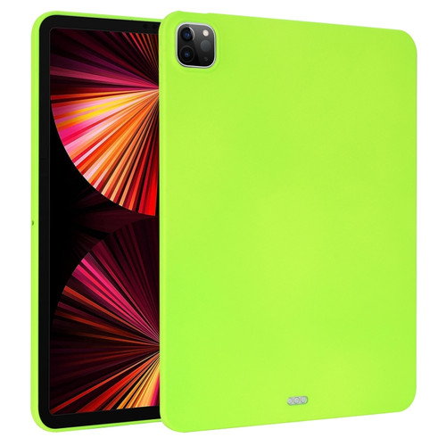 iPad Pro 11 2022 / 2021 / 2020 Oil Spray Skin-friendly TPU Tablet Case - Fluorescent Green