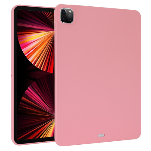 iPad Pro 11 2022 / 2021 / 2020 Oil Spray Skin-friendly TPU Tablet Case - Pink