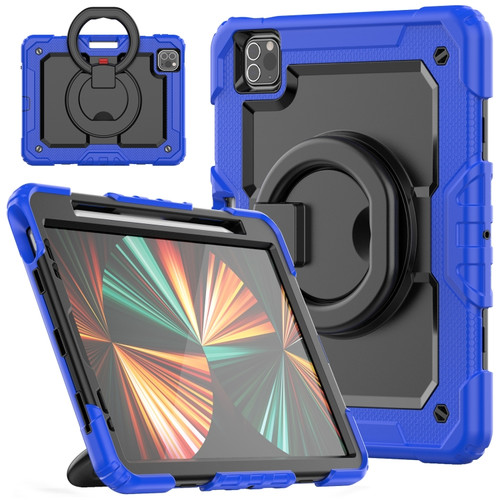 iPad Pro 11 2022 / 2021 Bracelet Holder Silicone + PC Tablet Case iPad Pro 11 - Blue
