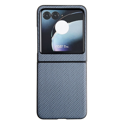 Motorola Razr+ 2023 / Razr 2023 Weave Texture PC Phone Case - Blue