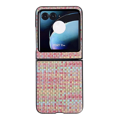 Motorola Razr+ 2023 Fantasy Weave Pattern Protective Phone Case - Colors