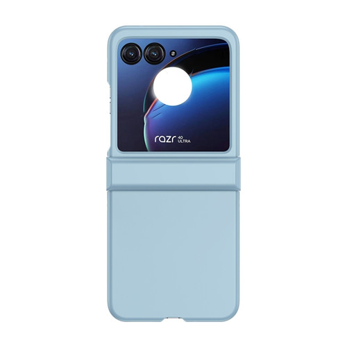 Motorola Razr+ 2023 Skin Feel PC Phone Case with Hinge - Sky Blue