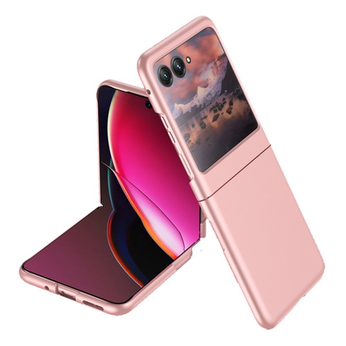 Motorola Razr+ 2023 Ultrathin Skin Feel PC Shockproof Phone Case - Pink
