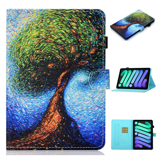 iPad 10th Gen 10.9 2022 Coloured Drawing Stitching Smart Leather Tablet Case - Miracle Tree