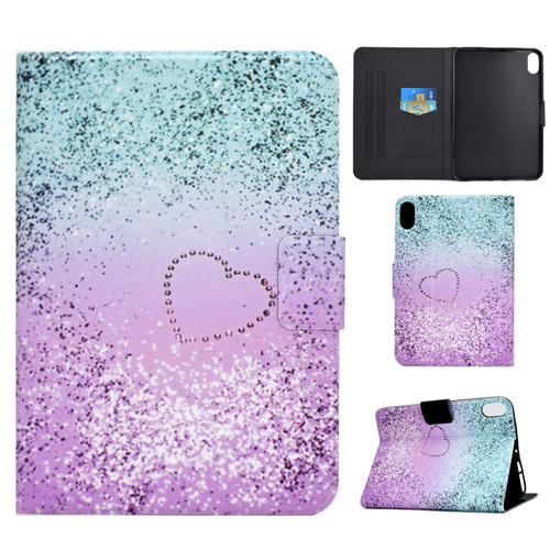 iPad 10th Gen 10.9 2022 Electric Pressed Colored Drawing Smart Leather Tablet Case - Love Quicksand