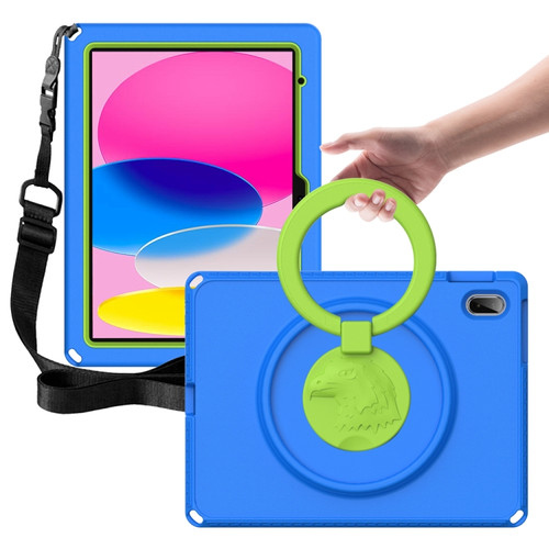 iPad 10th Gen 10.9 2022 EVA + PC Shockproof Tablet Case with Waterproof Frame - Blue