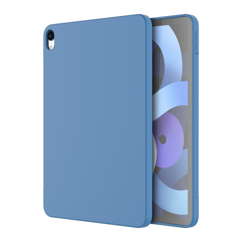 iPad 10th Gen 10.9 2022 Mutural Silicone Microfiber Tablet Case - Light Blu