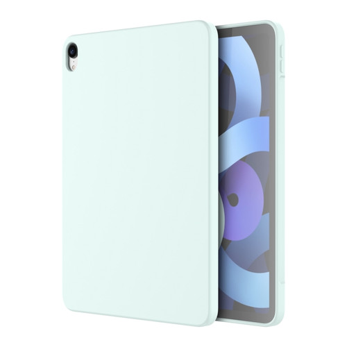 iPad 10th Gen 10.9 2022 Mutural Silicone Microfiber Tablet Case - Sky Blue