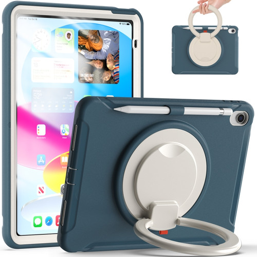 iPad 10th Gen 10.9 2022 Shockproof TPU + PC Protective Tablet Case - Cornflower Blue