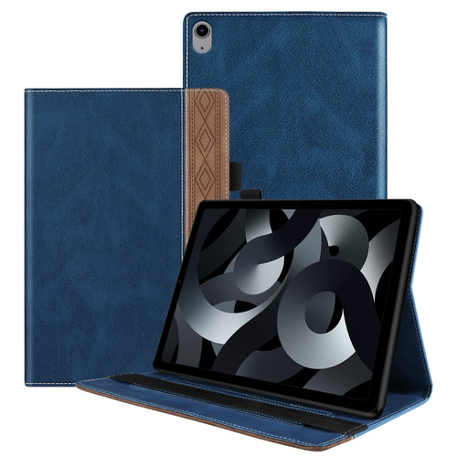 iPad 10th Gen 10.9 2022 Splicing Series Tablet PC Leather Case - Royal Blue