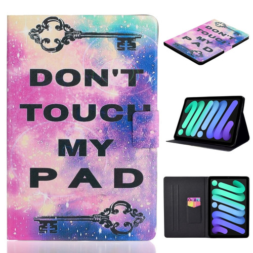 iPad 10th Gen 10.9 2022 Voltage Texture Color Painting Leather Tablet Case - Dont Touch My Pad