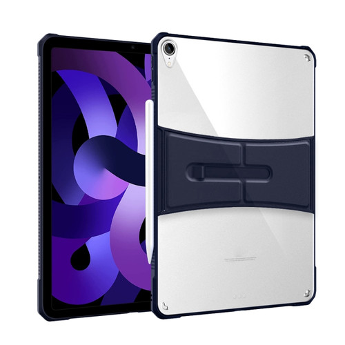 PC+TPU Transparent Holder Tablet Case iPad Air 2022 / 2020 - Blue