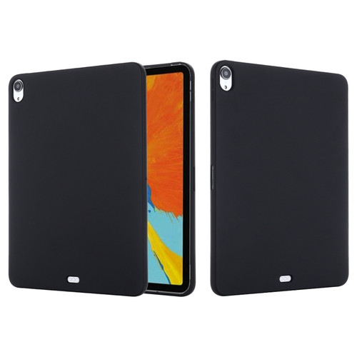 Solid Color Liquid Silicone Shockpoof Tablet Case iPad Air 2022 / 2020 10.9 - Black
