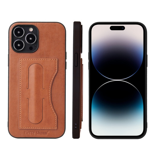 iPhone Cases - iPhone 14 Pro Max Cases Fierre Shann Holder Brown
