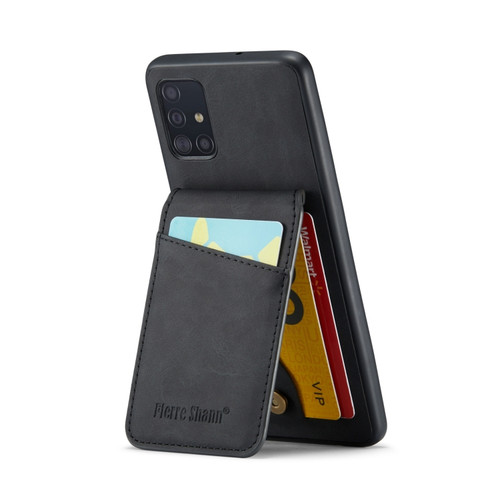 Samsung Cases Galaxy A51 5G Cases Fierre Shann Card Holder Black