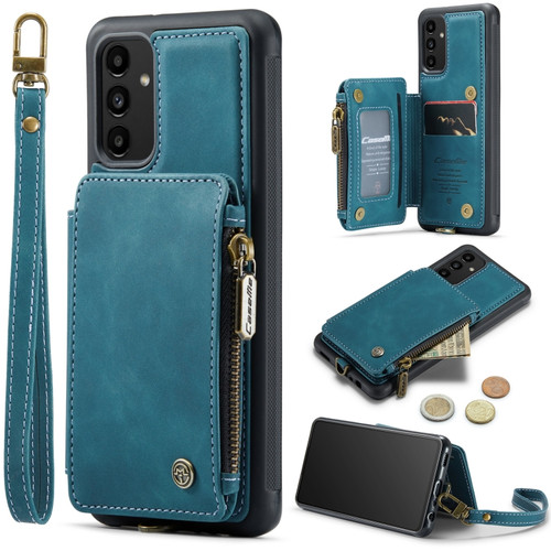 Samsung Galaxy A13 5G CaseMe C20 Multifunctional RFID Leather Phone Case - Blue