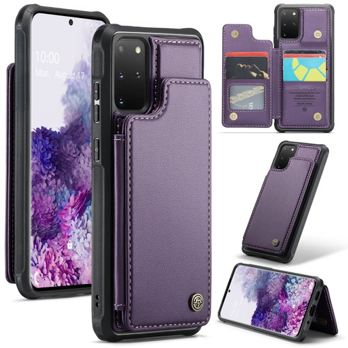 Samsung Galaxy S20+ CaseMe C22 Card Slots Holder RFID Anti-theft Phone Case - Purple
