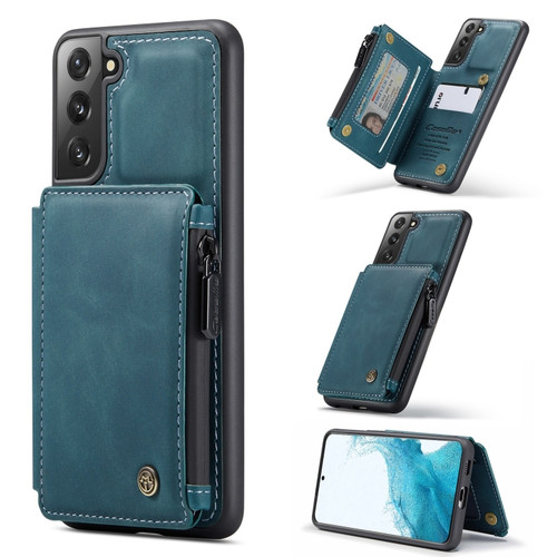 Samsung Galaxy S22+ CaseMe C20 Multifunctional Leather Phone Case - Blue