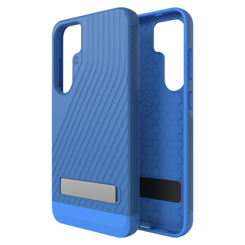 Zagg - Denali Case with Kickstand for Samsung Galaxy S24 Plus - Cobalt Blue
