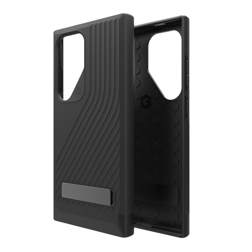 Zagg - Denali Case with Kickstand for Samsung Galaxy S24 Ultra - Black