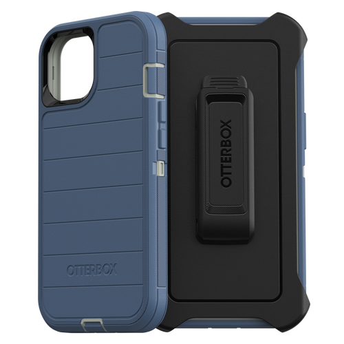 Otterbox - Defender Pro Case for Apple iPhone 13 - fort Blue