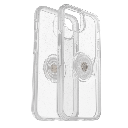 Otterbox - Otter Pop Symmetry Clear Case with Popgrip for Apple iPhone 14 Plus - Stardust Pop