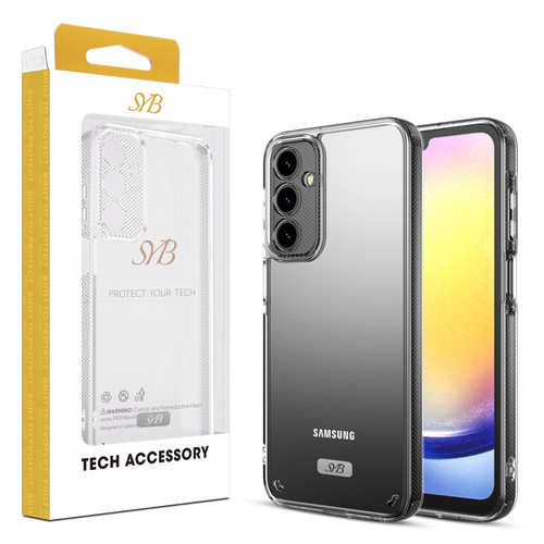 SYB Sturdy Gummy Cover for Samsung Galaxy A25 5G - Highly Transparent Clear / Transparent Clear