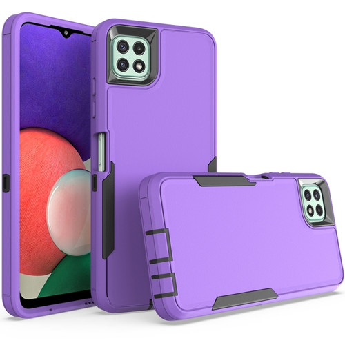 Boost Mobile Celero 5G 2 in 1 Magnetic PC + TPU Phone Case - Purple+Black