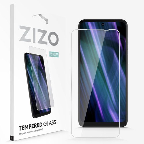 ZIZO TEMPERED GLASS Screen Protector for Moto G Play (2024) - Clear