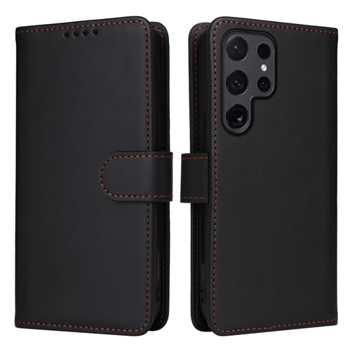Samsung Galaxy S24 Ultra 5G BETOPNICE BN-005 2 in 1 Detachable Imitate Genuine Leather Phone Case - Black