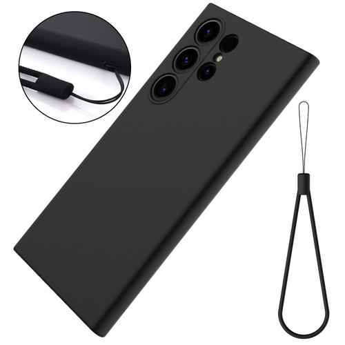 Samsung Cases - Galaxy S24 Ultra Cases Liquid Silicone Silicone Black