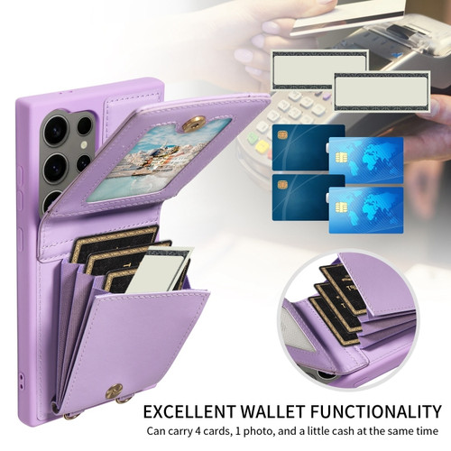 Samsung Cases - Galaxy S24 Ultra Cases Lanyard Leather Wallet