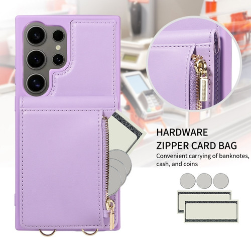 Samsung Cases - Galaxy S24 Ultra Cases Lanyard Leather Wallet