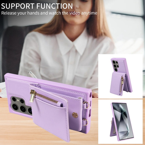 Galaxy S24 パープル 256GB 本体 箱,ケース付き 良品 Samsung Cases - Galaxy S24 Ultra Cases Lanyard Leather Wallet
