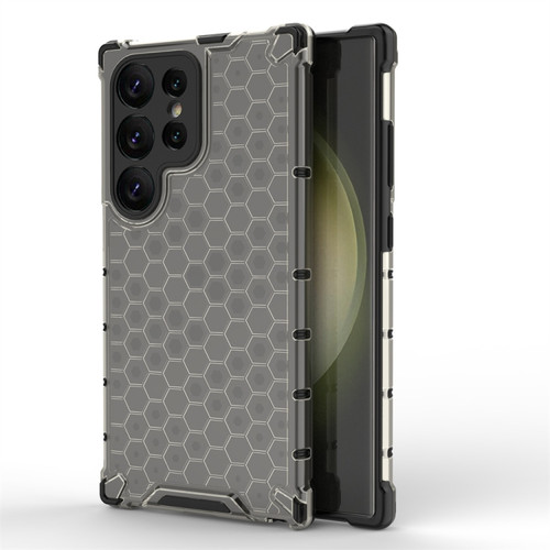 Samsung Galaxy S24 Ultra 5G Shockproof Honeycomb Phone Case - Black