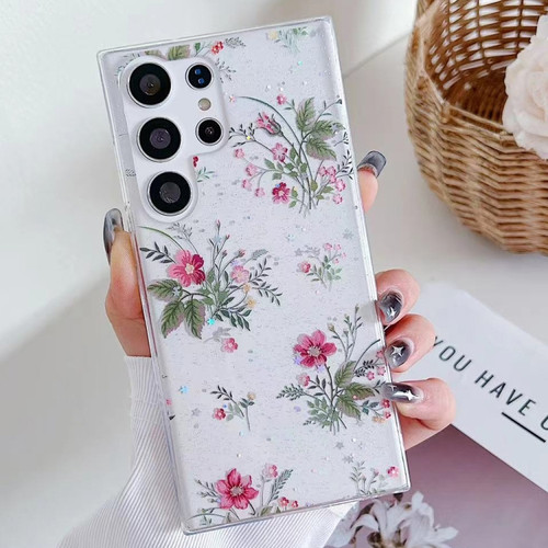 Samsung Galaxy S24 Ultra 5G Spring Garden Epoxy TPU Phone Case - F04 French Flowers