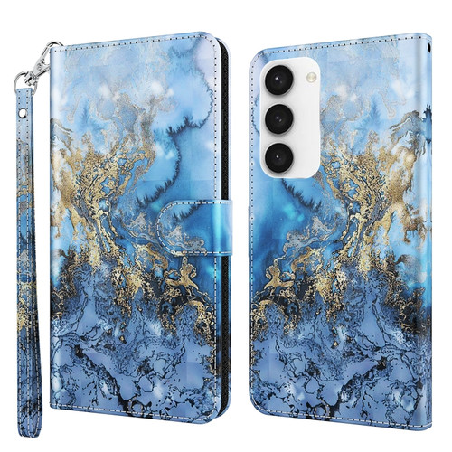 Samsung Galaxy S24+ 5G 3D Painting Pattern Flip Leather Phone Case - Milky Way