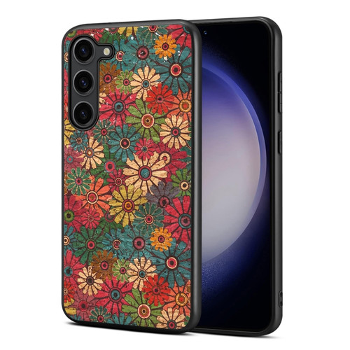 Samsung Galaxy S24+ 5G Four Seasons Flower Language Series TPU Phone Case - Spring Green