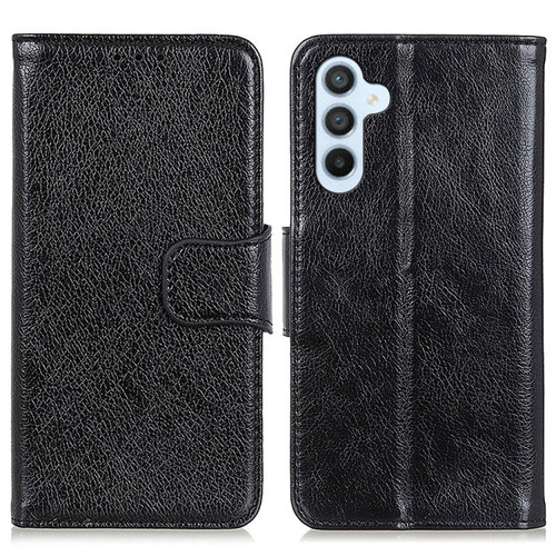 Samsung Galaxy S24+ 5G Nappa Texture Leather Phone Case - Black