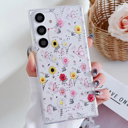 Samsung Galaxy S24+ 5G Spring Garden Epoxy TPU Phone Case - F01 Love of Butterfly